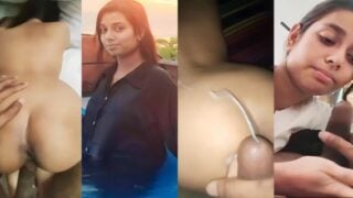 मुंबई गर्ल की ब्लोजॉब और डॉगीस्टाइल एक्स-लवर साथ होटल में